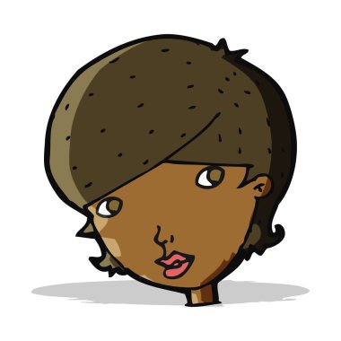 karikatür samimi kadın