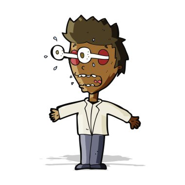 karikatür bakan adam