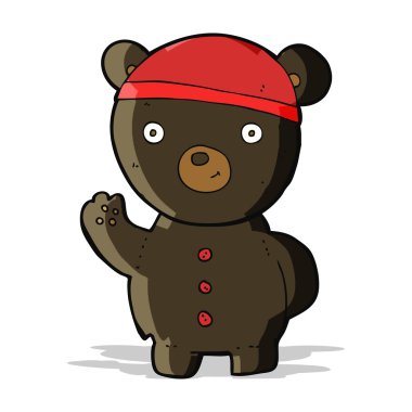 çizgi film siyah ayı yavrusu