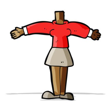 karikatür kadın vücudu (fotoğraf ekle veya karikatürleri karıştır ve eşleştir)