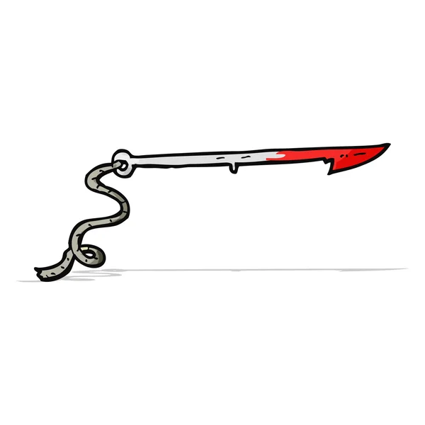 Kreslený velrybářské Harpuna — Stockový vektor