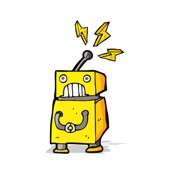 Kreslený malého robota — Stockový vektor