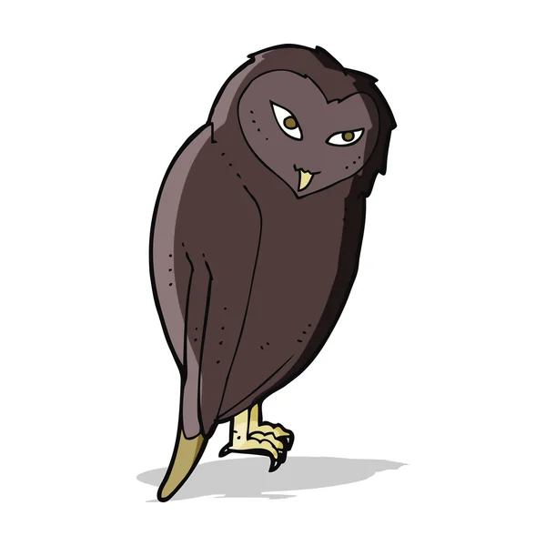 Kreslený sova — Stockový vektor