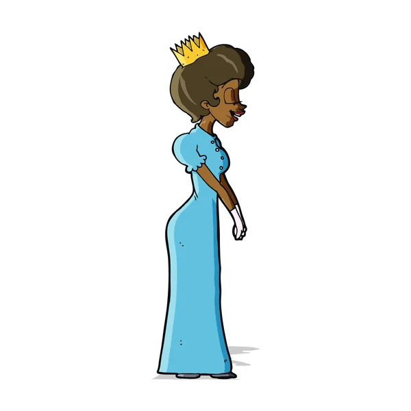 Πριγκίπισσα κινουμένων σχεδίων — Διανυσματικό Αρχείο