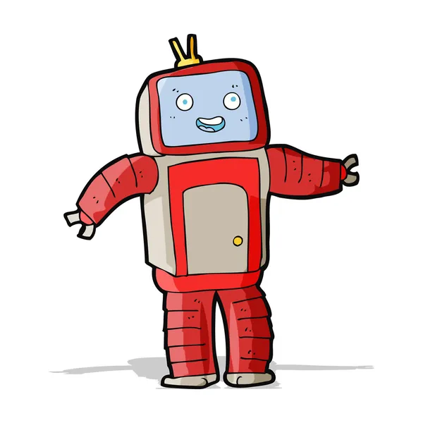 Cartoon robot — Stock Vector