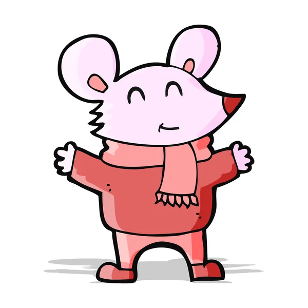 Ratón de dibujos animados — Vector de stock