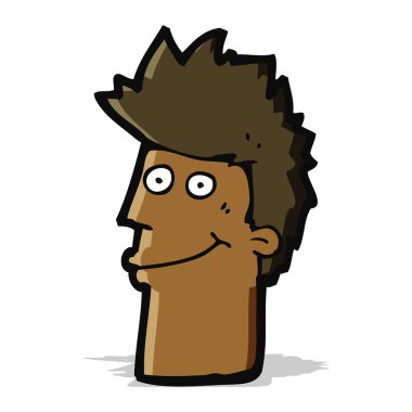 mutlu bir adam çizgi film