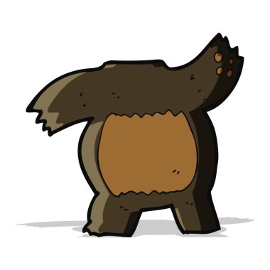 karikatür siyah ayı gövdesi (karıştırın ve eşleştirin veya kendi fotoğraflarını ekleyin)