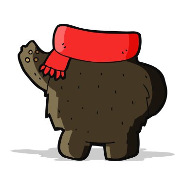 karikatür siyah ayı gövdesi (karıştırın ve eşleştirin veya kendi fotoğraflarını ekleyin)