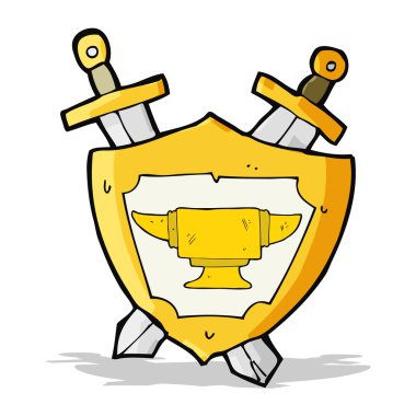 karikatür demircisi örs heraldry sembolü