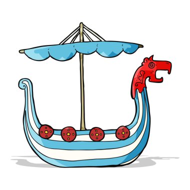 Viking gemisi çizgi film