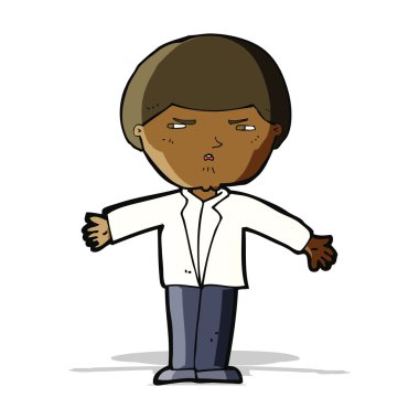 kızgın adam çizgi film