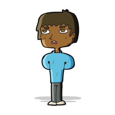 çizgi film mutsuz adam