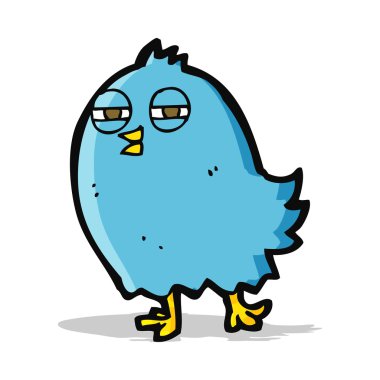 komik karikatür kuş