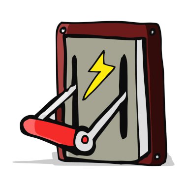 çizgi film endüstriyel makine kolu