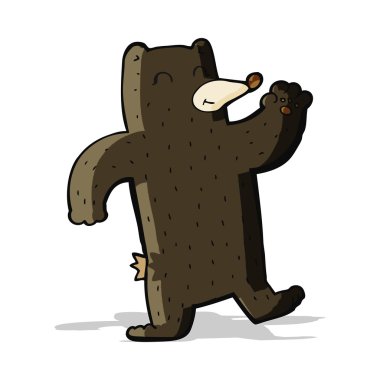 Kara ayıyı sallayan çizgi film