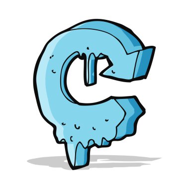 çizgi film erime ok sembolü