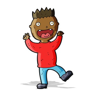 Çizgi film delisi mutlu adam