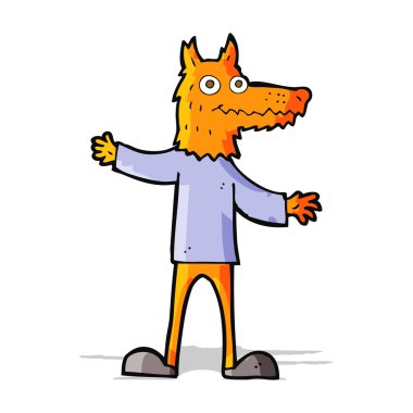 karikatür fox adam
