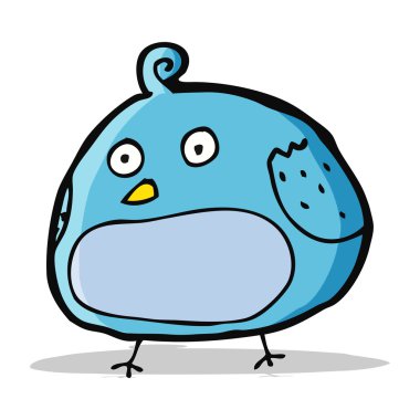 çizgi film şişman kuş