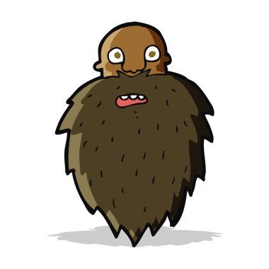 sakallı adam çizgi film