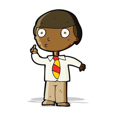 karikatür Okulu çocuk