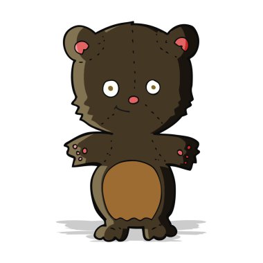 çizgi film siyah ayı yavrusu