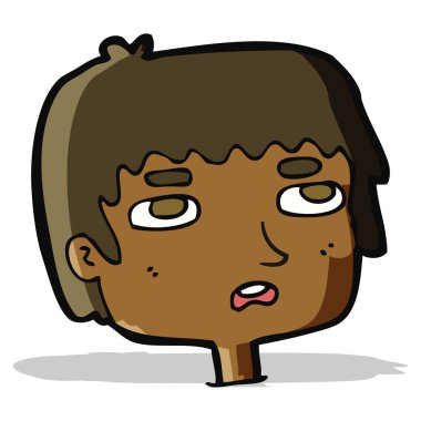 çizgi film mutsuz yüz