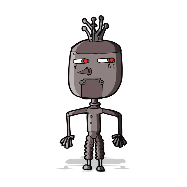 Robot de dibujos animados — Vector de stock