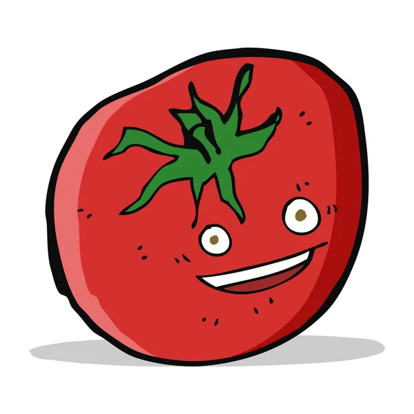 Dibujos animados tomate feliz — Archivo Imágenes Vectoriales