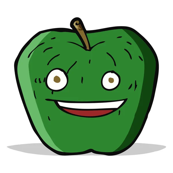 Cartoon apple — Stock vektor