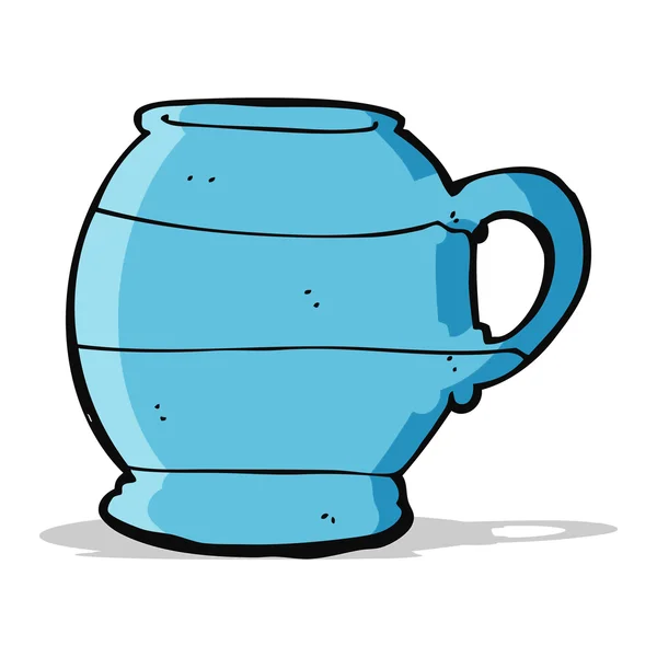 Cartoon old style mug — Stock Vector