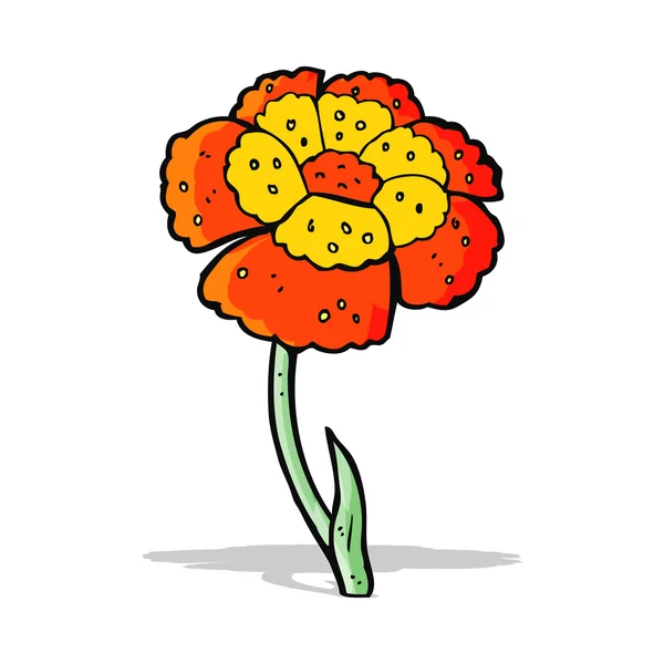 Flor de dibujos animados — Vector de stock