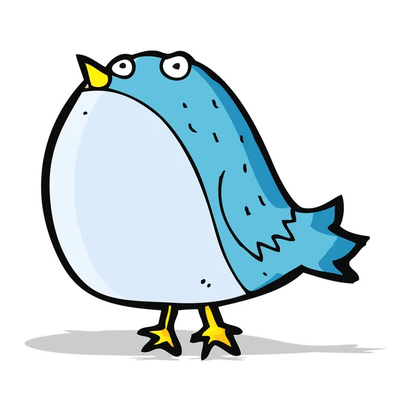 Kreskówka tłuszczu ptak — Wektor stockowy