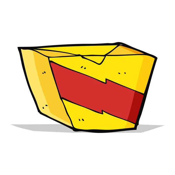 Caja de fideos de dibujos animados — Vector de stock