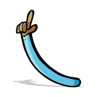 karikatür işaret eden kol