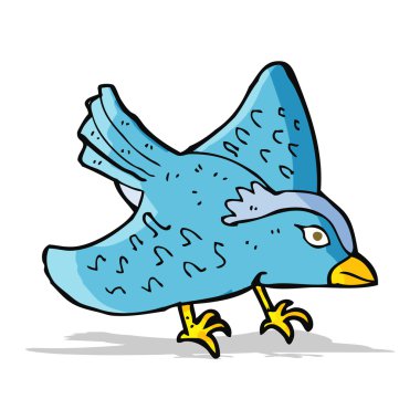 karikatür Bahçe kuş