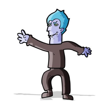 çizgi film vampire adam