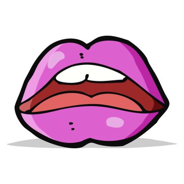 Cadılar Bayramı Ağzı çizgi film sembolü