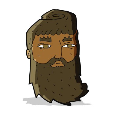 sakallı adam çizgi film