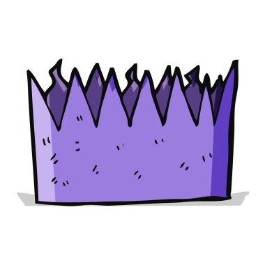 karikatür kağıt taç