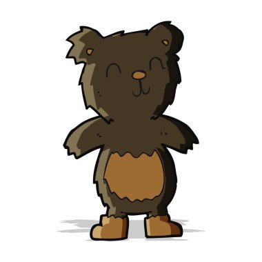 karikatür ayıcık kara ayı