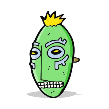 karikatür aşiret maskesi