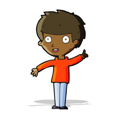 Çizgi filmci çocuk.