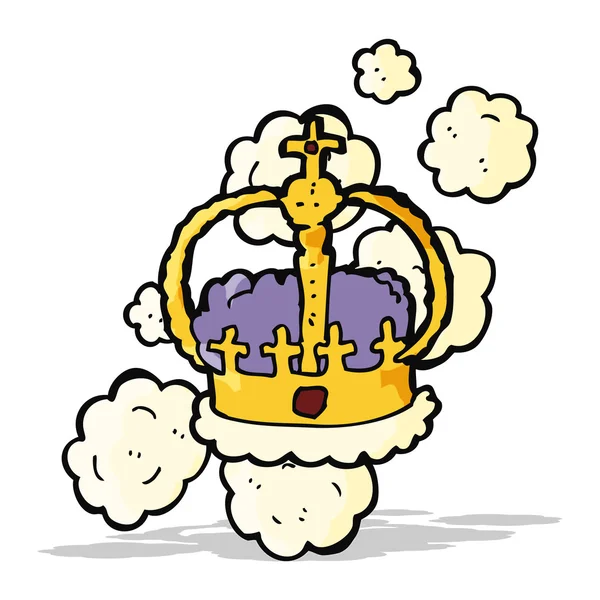 Cartoon crown — Stock Vector