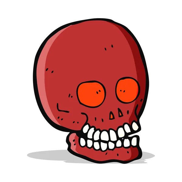 Cartoon skull — Stock Vector