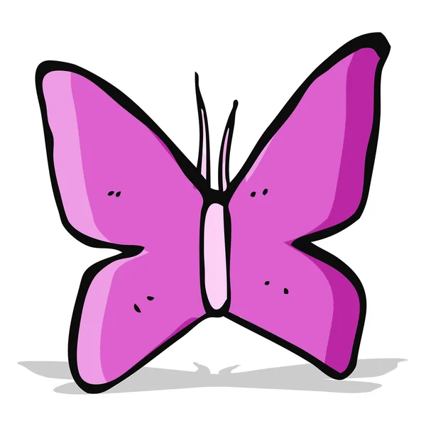 Dessin animé symbole papillon — Image vectorielle