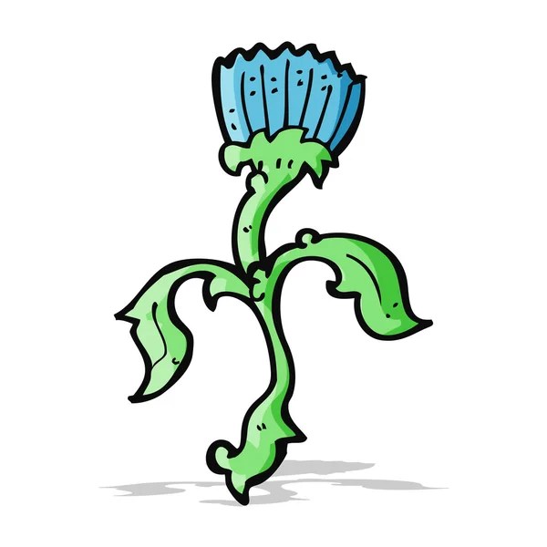 Cartoon bloem — Stockvector