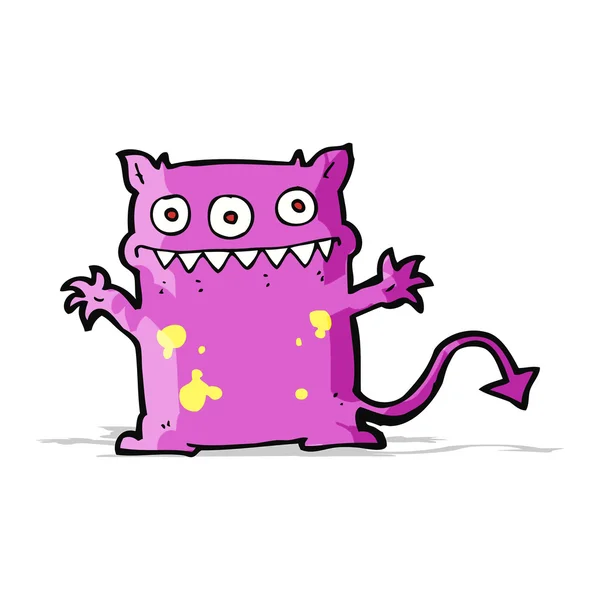 Cartoon kleine monster — Stockvector