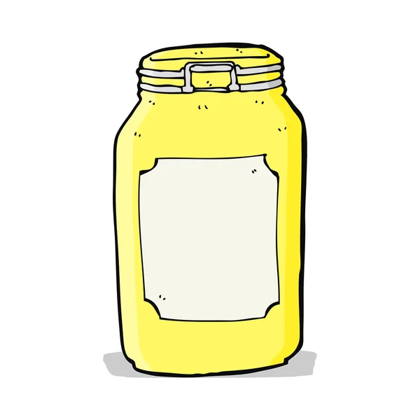 Cartoon jar — Stock Vector